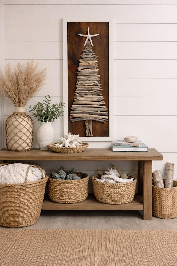 "Rustic driftwood home décor handcrafted in Tiny, Ontario"