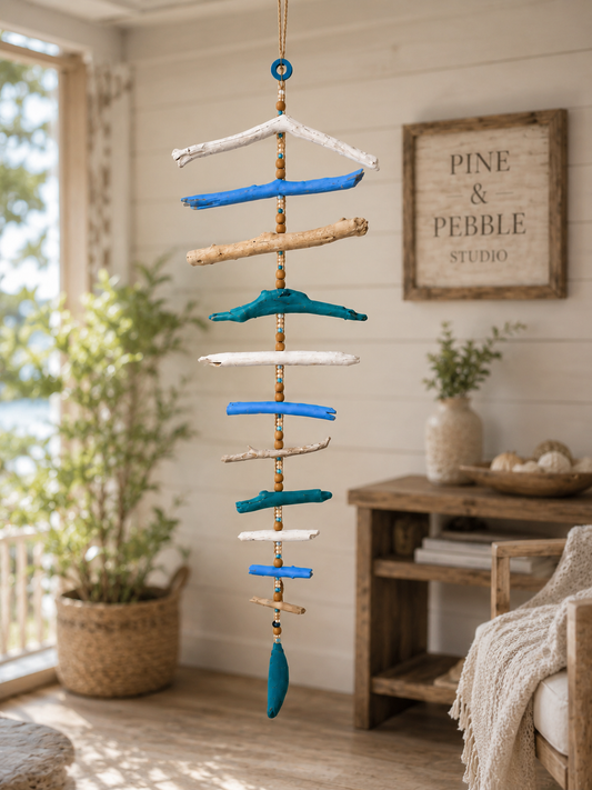 Driftwood Painted Wind Chime
