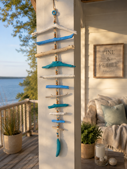 Driftwood Painted Wind Chime