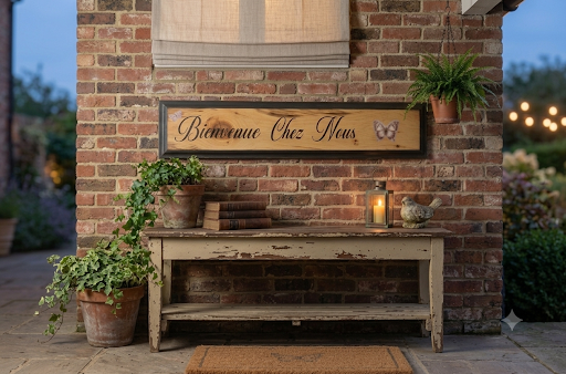 Bienvenue Chez Nous — Handcrafted Wood Sign