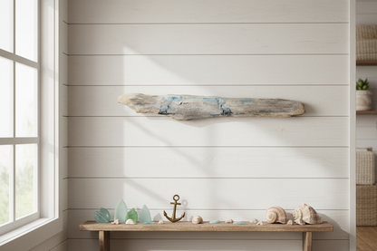 Blue Heron Driftwood Art – Cottage Setting