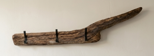 Stained Driftwood Coat Hook
