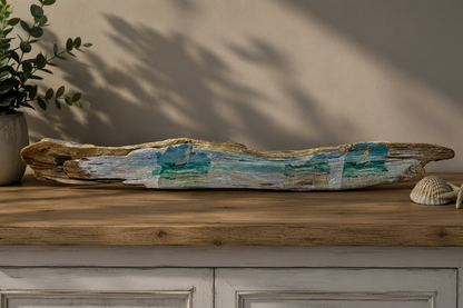 Reclaimed Driftwood Wall Art – Georgian Bay Seascape