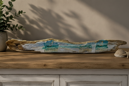 Reclaimed Driftwood Wall Art – Georgian Bay Seascape