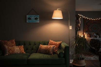 Leopard Eye - Eclectic Living Room