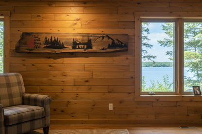 True North Sign - Cottage Background