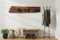 True North Sign — White Shiplap Entryway
